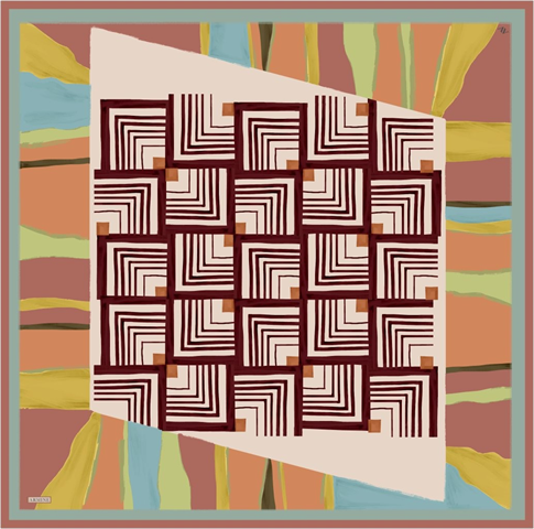 Armine  Saf İpek Twill Eşarp 9534D 52