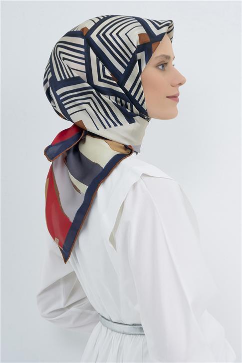 Armine  Saf İpek Twill Eşarp 9534D 80