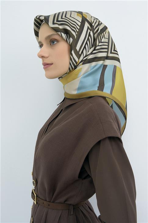 Armine  Saf İpek Twill Eşarp 9534D 81