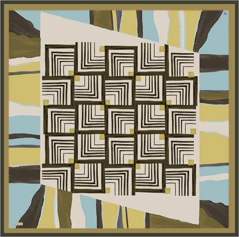 Armine  Saf İpek Twill Eşarp 9534D 81