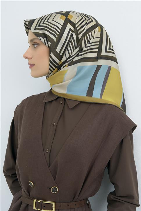 Armine  Saf İpek Twill Eşarp 9534D 81