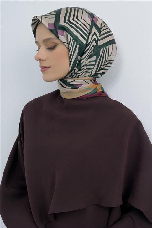 Armine  Saf İpek Twill Eşarp 9534D 83