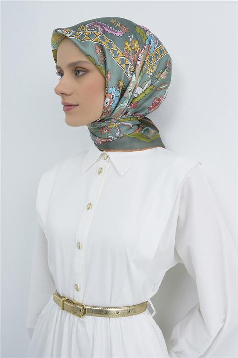 Armine  Saf İpek Sura Eşarp 9535D 53