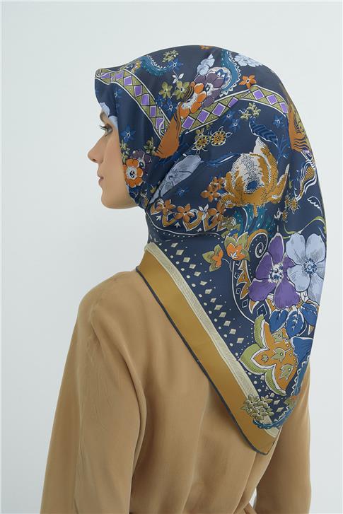 Armine  Saf İpek Twill Eşarp 9535D 02