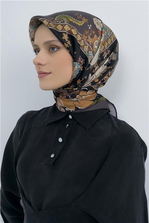 Armine  Saf İpek Twill Eşarp 9535D 04