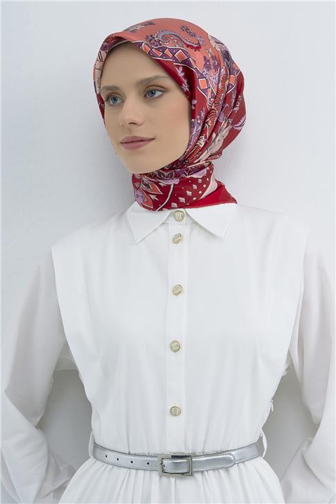 Armine  Saf İpek Twill Eşarp 9535D 09