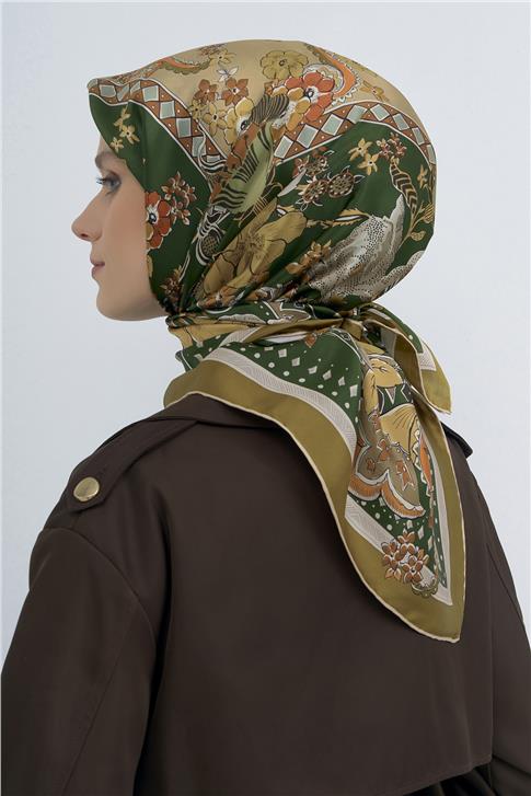 Armine  Saf İpek Twill Eşarp 9535D 25