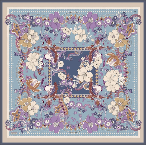 Armine  Saf İpek Twill Eşarp 9535D 31