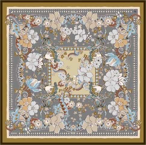 Armine  Saf İpek Twill Eşarp 9535D 32