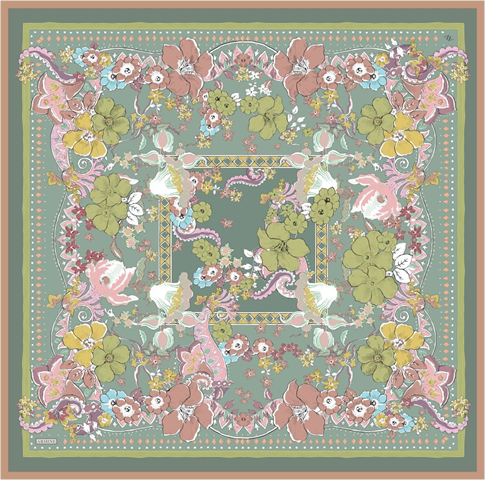 Armine  Saf İpek Twill Eşarp 9535D 53