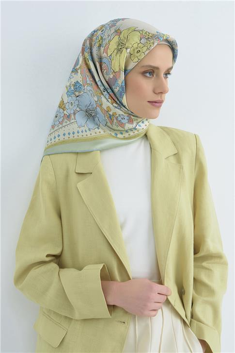 Armine  Saf İpek Twill Eşarp 9535D 84