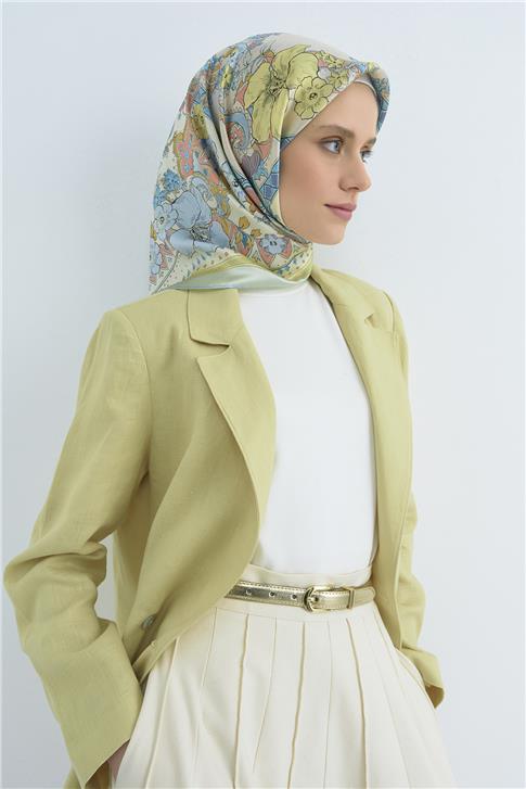 Armine  Saf İpek Twill Eşarp 9535D 84
