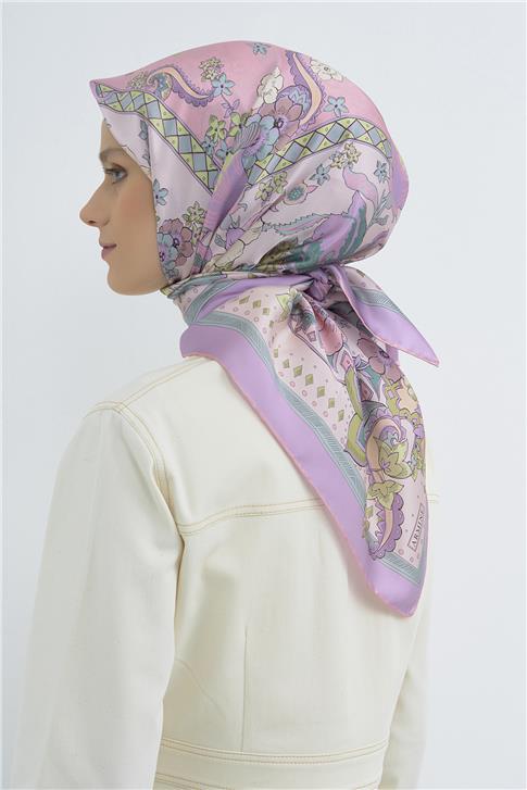 Armine  Saf İpek Twill Eşarp 9535D 87