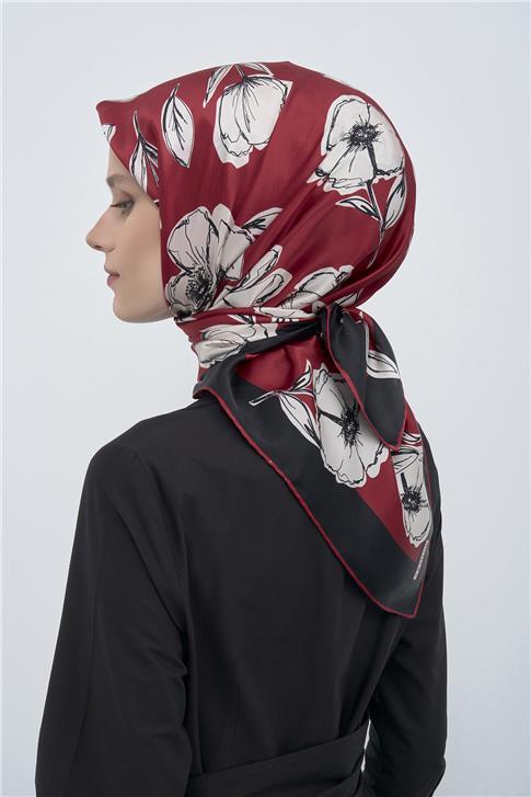 Armine  Saf İpek Sura Eşarp 9536D 34