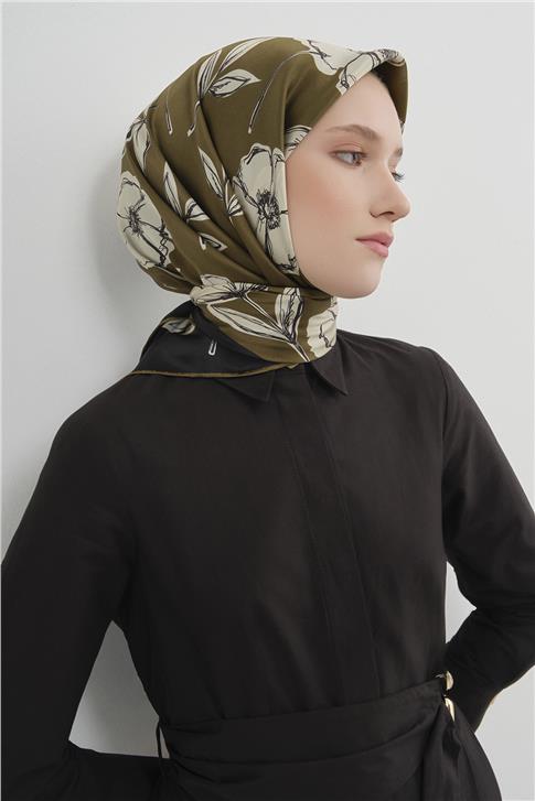 Armine  Saf İpek Sura Eşarp 9536D 35