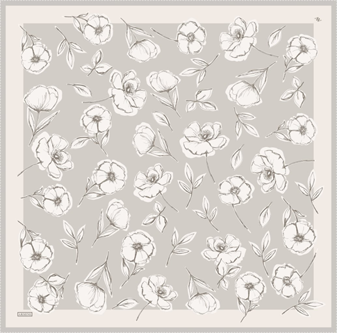 Armine  Saf İpek Twill Eşarp 9536D 41