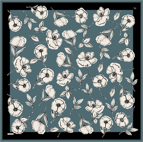 Armine  Saf İpek Twill Eşarp 9536D 42