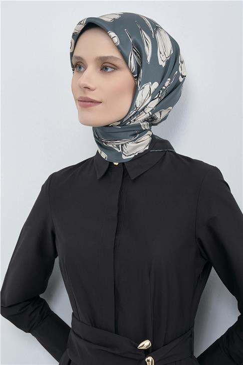 Armine  Saf İpek Twill Eşarp 9536D 42