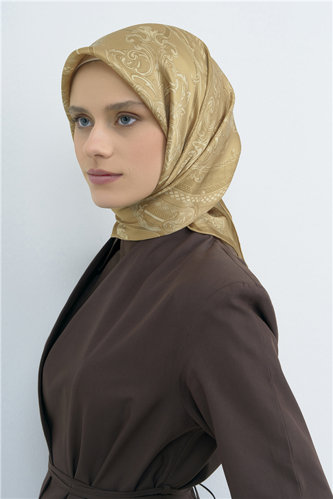 Armine  Saf İpek Twill Eşarp 9537D 02