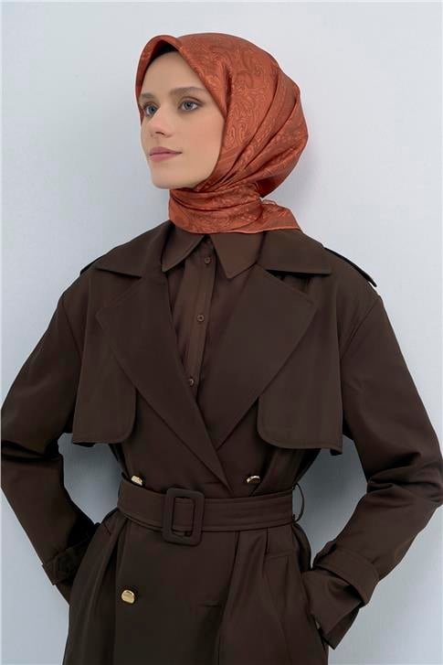 Armine  Saf İpek Twill Eşarp 9537D 34