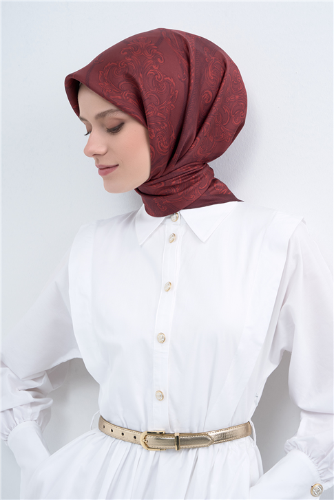 Armine  Saf İpek Twill Eşarp 9537D 50