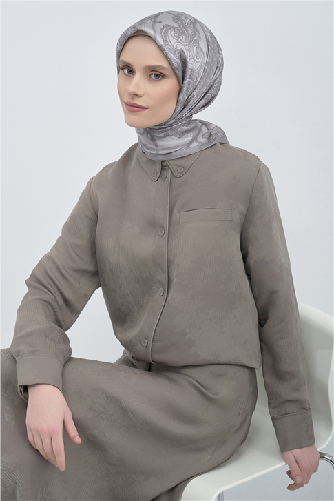 Armine  Saf İpek Twill Eşarp 9537D 81