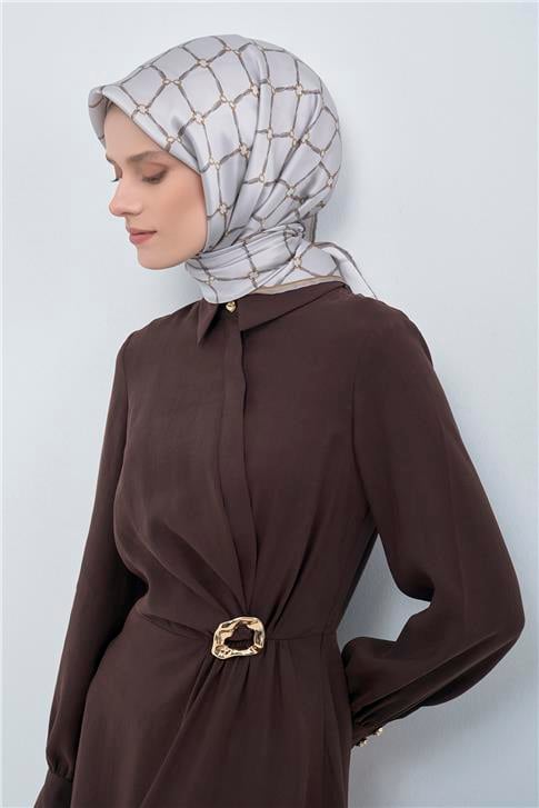 Armine  Saf İpek Twill Eşarp 9538D 03