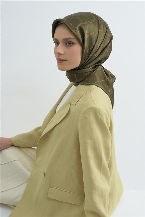 Armine  Saf İpek Twill Eşarp 9538D 04
