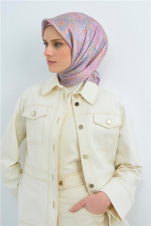 Armine  Saf İpek Twill Eşarp 9540D 02