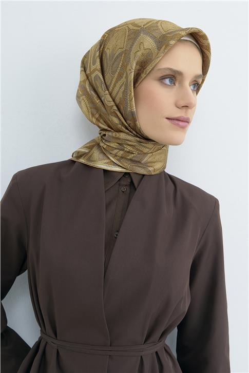 Armine  Saf İpek Twill Eşarp 9540D 05