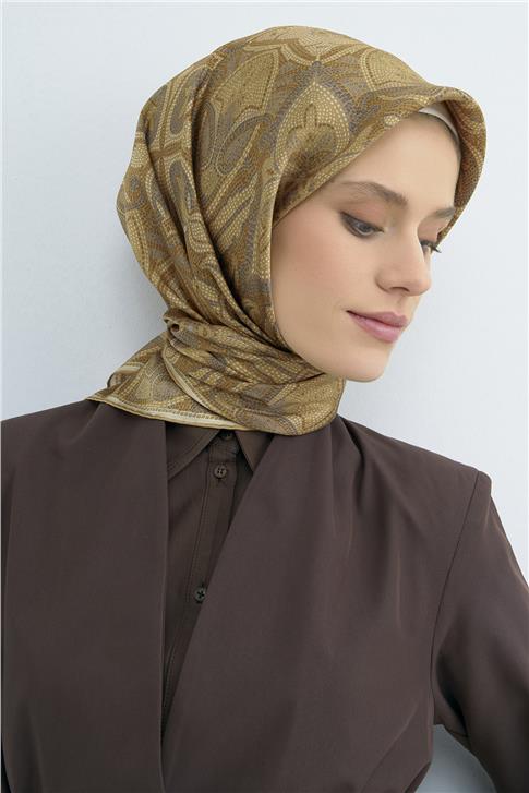 Armine  Saf İpek Twill Eşarp 9540D 05