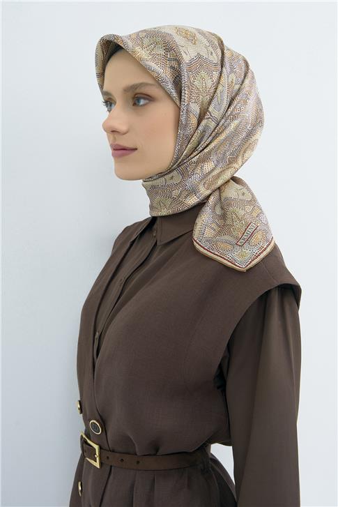 Armine  Saf İpek Twill Eşarp 9540D 32