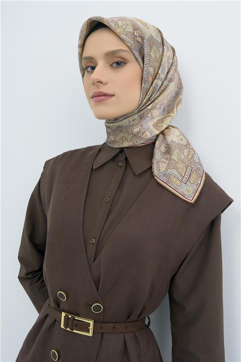 Armine  Saf İpek Twill Eşarp 9540D 32