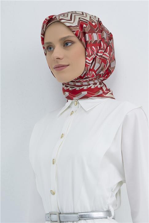 Armine  Saf İpek Twill Eşarp 9542D 01