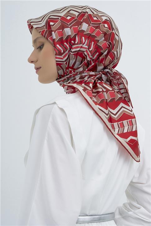 Armine  Saf İpek Twill Eşarp 9542D 01