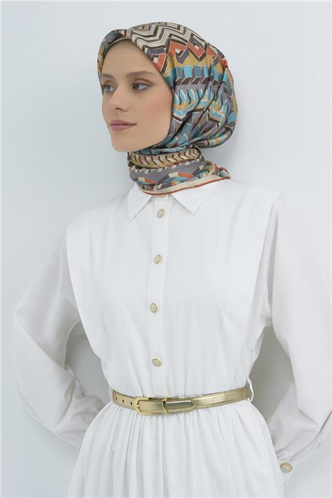 Armine  Saf İpek Twill Eşarp 9542D 38