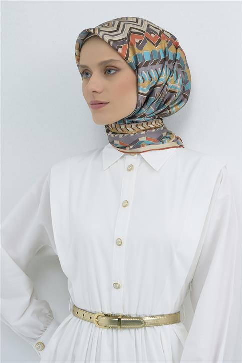 Armine  Saf İpek Twill Eşarp 9542D 38