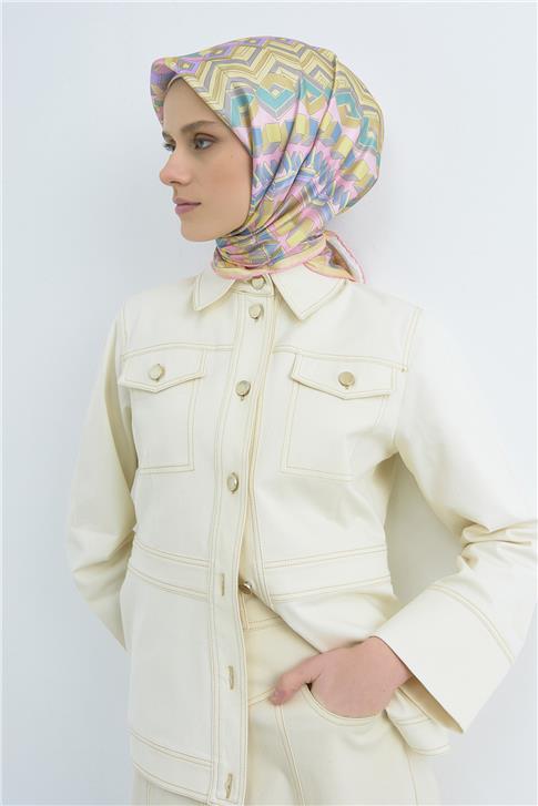 Armine  Saf İpek Twill Eşarp 9542D 55
