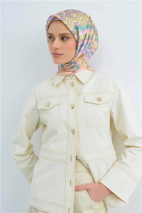Armine  Saf İpek Twill Eşarp 9542D 55