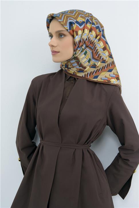 Armine  Saf İpek Twill Eşarp 9542D 82