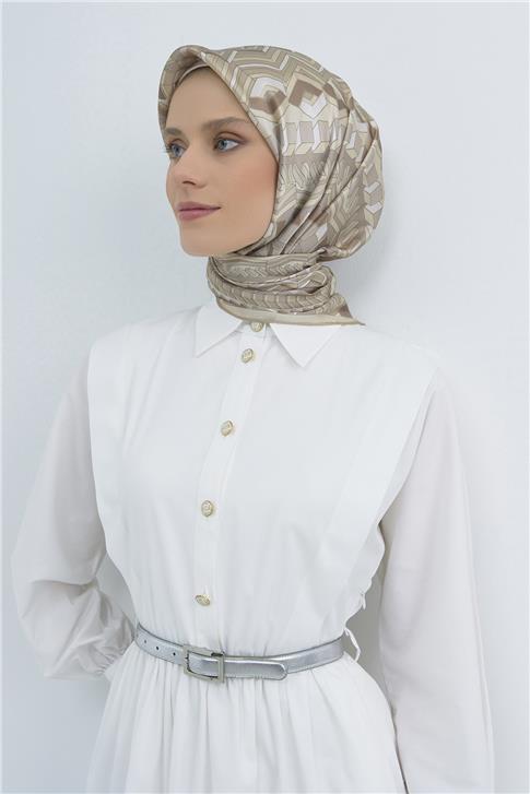 Armine  Saf İpek Twill Eşarp 9542D 86