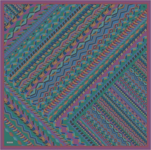 Armine  Saf İpek Twill Eşarp 9542D 87