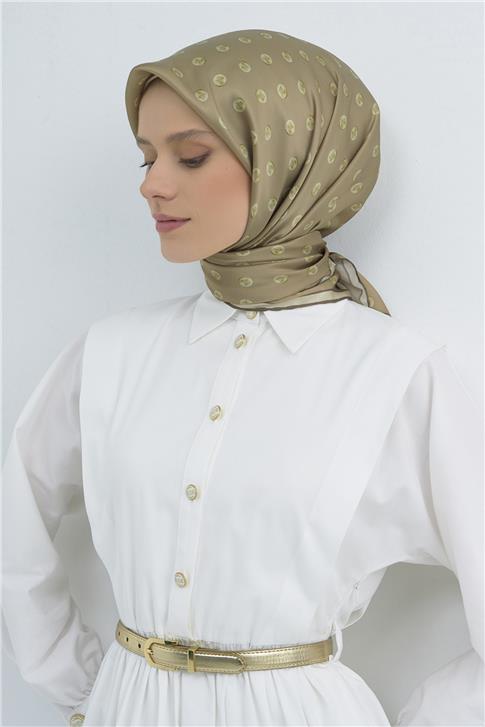 Armine  Saf İpek Sura Eşarp 9544D 34