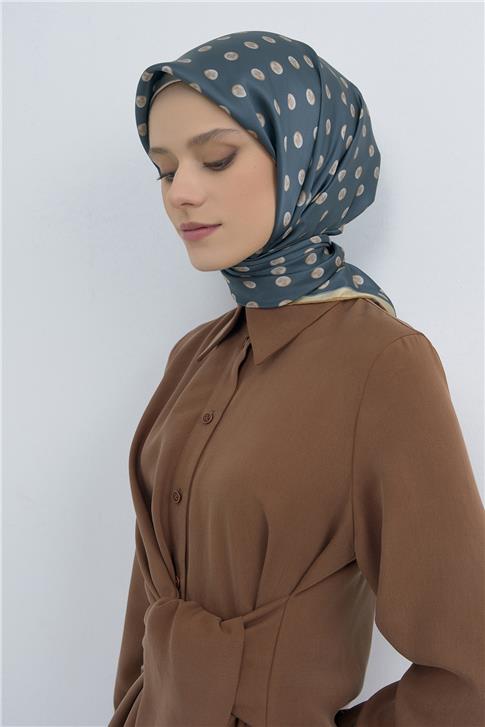 Armine  Saf İpek Twill Eşarp 9544D 82