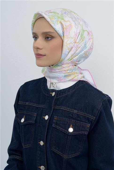 Armine  Saf İpek Sura Eşarp 9545D 01