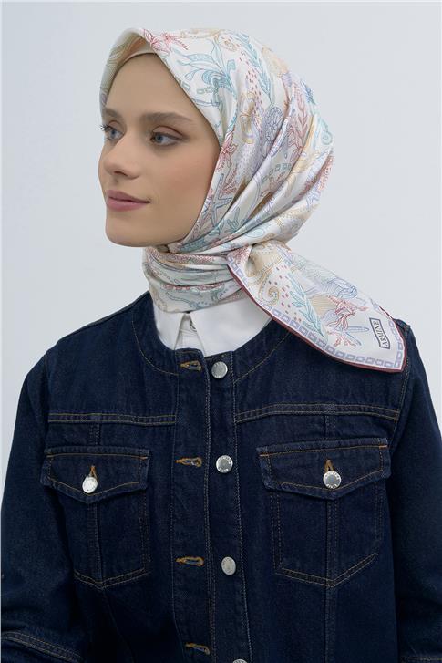 Armine  Saf İpek Sura Eşarp 9545D 51