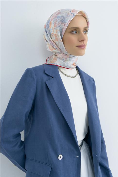 Armine  Saf İpek Twill Eşarp 9545D 04