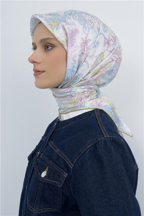 Armine  Saf İpek Twill Eşarp 9545D 53