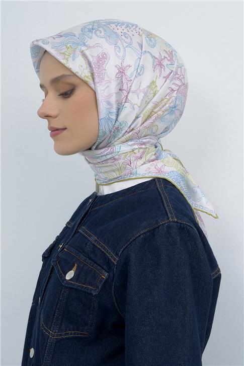 Armine  Saf İpek Twill Eşarp 9545D 53