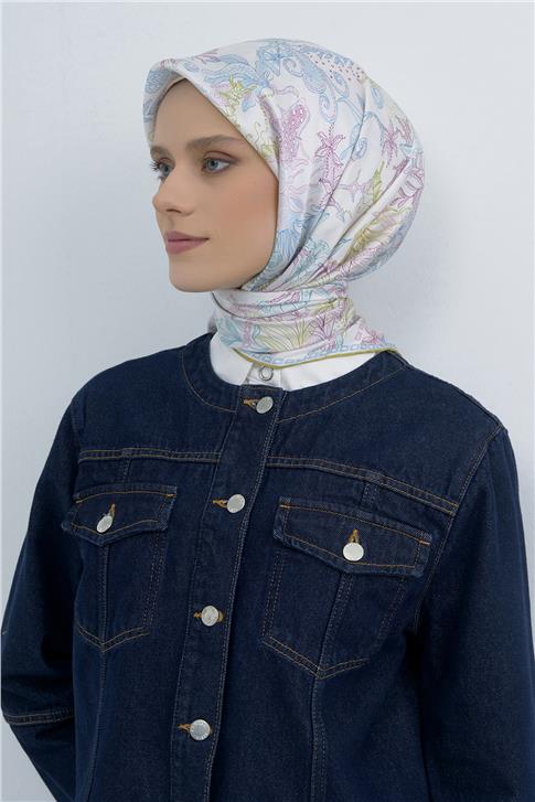 Armine  Saf İpek Twill Eşarp 9545D 53